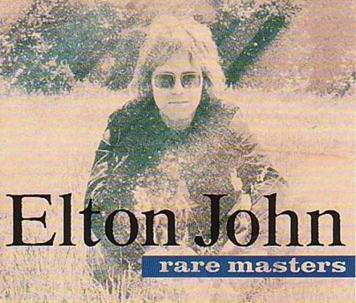 Rare Masters compilation album cover by Elton John, released December 8, 1992 on Chronicles, Polydor, DJM Records