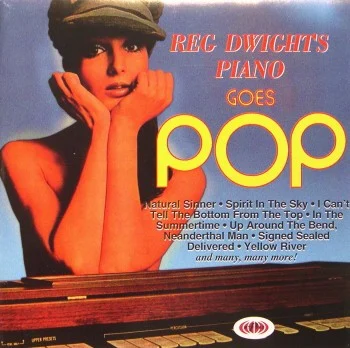 Reg Dwight’s Piano Goes Pop compilation album cover by Elton John, released 1994 on RPM
