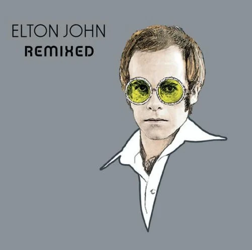 Remixed remix album cover by Elton John, released 2003 on Mercury Records, The Rocket Record Company, Chronicles