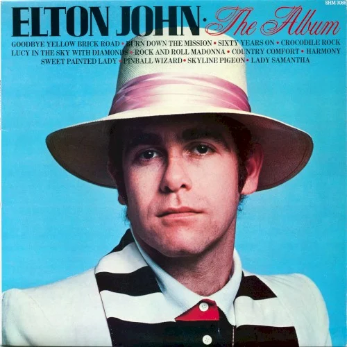 The Album compilation album cover by Elton John, released September 1981 on Pickwick Music, Pickwick Records
