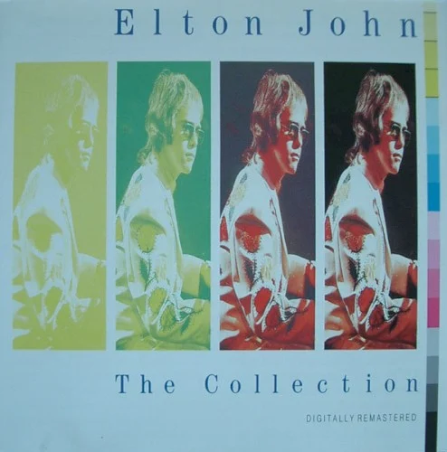 The Collection compilation album cover by Elton John, released 1989 on Pickwick Music