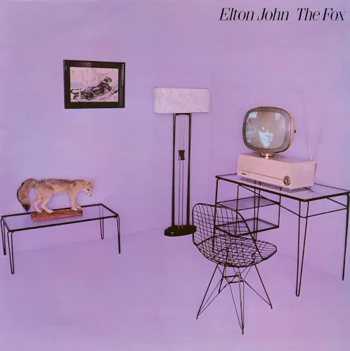 The Fox album cover by Elton John, released 1981 on Phonogram, The Rocket Record Company, Geffen