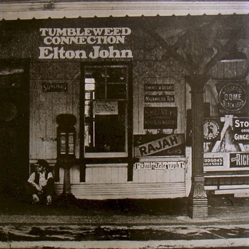 Tumbleweed Connection album cover by Elton John, released October 30, 1970 on Mercury Records, MCA Records, DJM Records