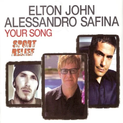 Your Song single cover by Elton John, released 1970