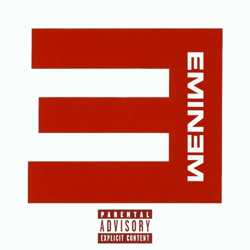 E compilation album cover by Eminem, released December 12, 2004 on Aftermath Entertainment, Goliath Artists, Interscope Records