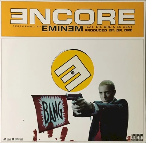Encore single cover by Eminem, released November 9, 2004 on Aftermath Entertainment, Shady Records, Interscope Records