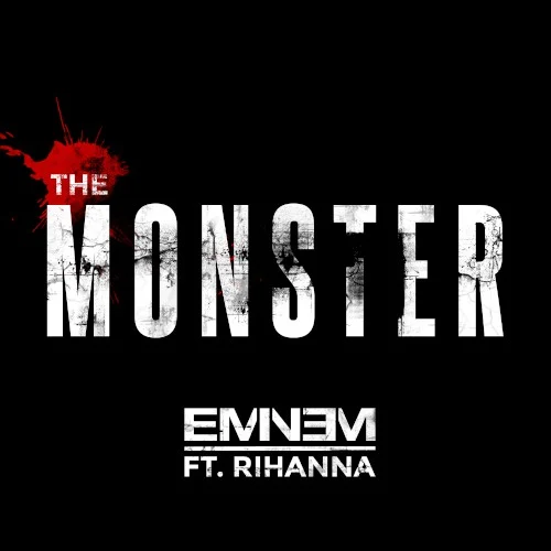 The Monster single cover by Eminem, released October 28, 2013 on Aftermath Entertainment