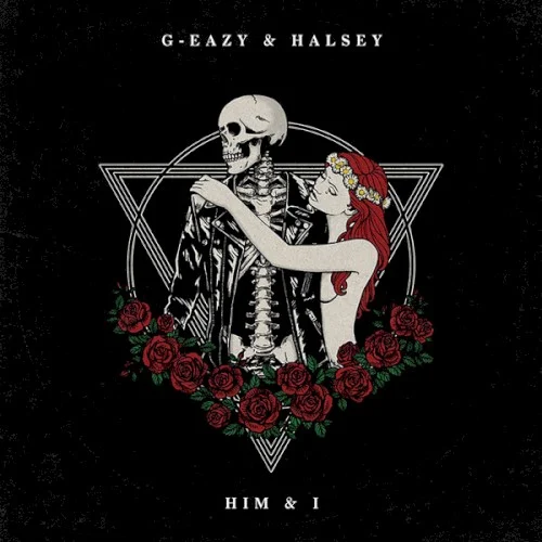 Him & I single cover by Halsey, released December 5, 2017 on RCA