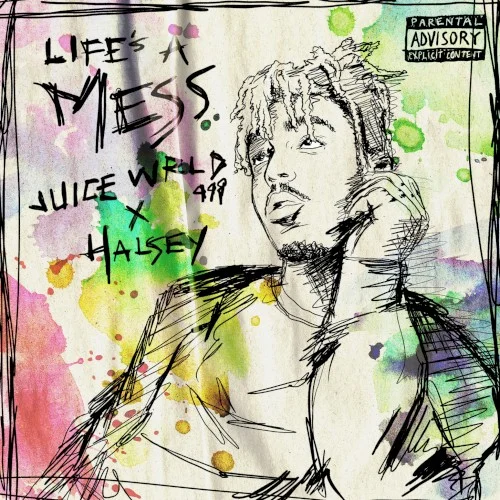 Life’s a Mess single cover by Halsey, released July 6, 2020 on Grade A Productions, Interscope Records