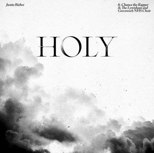 Justin Bieber: Holy remix album cover