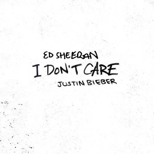 Justin Bieber: I Don't Care single cover