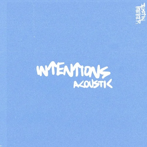 Justin Bieber: Intentions (acoustic) remix album cover