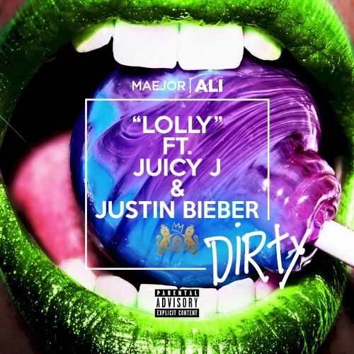 Justin Bieber: Lolly single cover