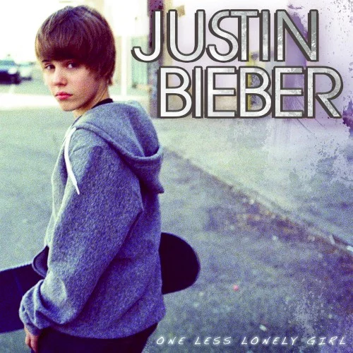 Justin Bieber: One Less Lonely Girl single cover