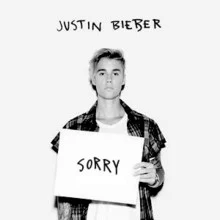 Justin Bieber: Sorry single cover