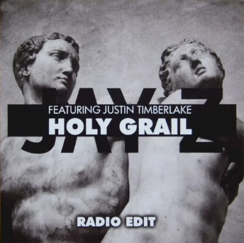Holy Grail single cover by Justin Timberlake, released July 4, 2013 on Roc Nation, Roc‐A‐Fella Records, Universal Music
