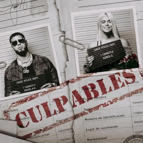 Culpables single cover by KAROL G, released September 14, 2018 on Universal Music Latino