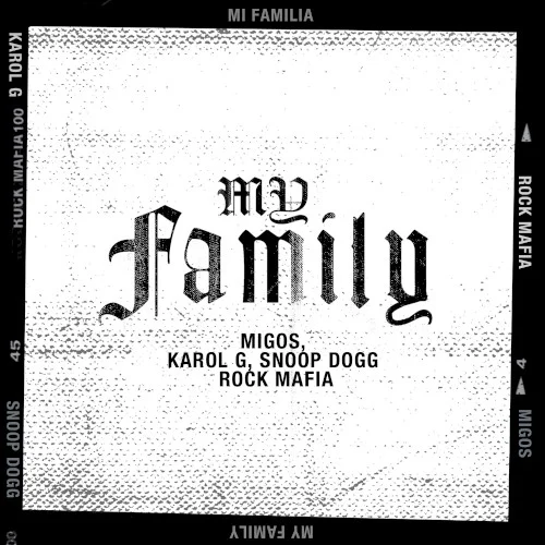 My Family single cover by KAROL G, released September 13, 2019 on MGM Records, Warner Records