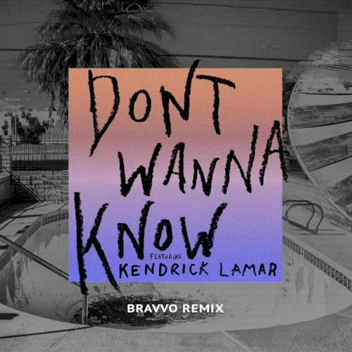 Kendrick Lamar: Don't Wanna Know (BRAVVO remix) remix album cover