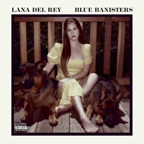 Blue Banisters album cover by Lana Del Rey, released October 15, 2021 on Interscope Records, Polydor, 環球音樂