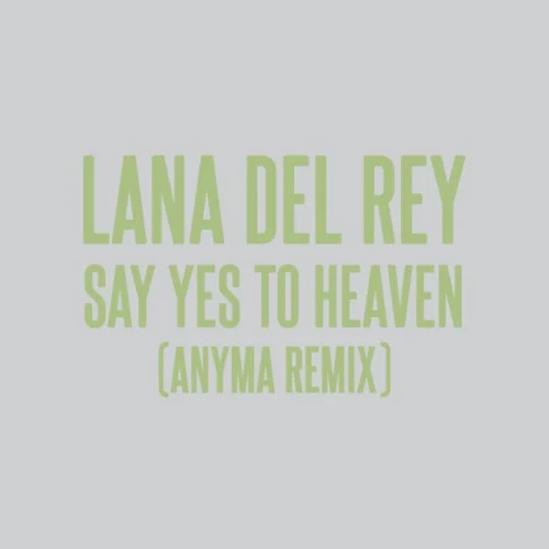 Say Yes to Heaven (Anyma remix) remix album cover by Lana Del Rey, released May 21, 2023 on Polydor