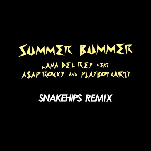 Summer Bummer (Snakehips remix) remix album cover by Lana Del Rey, released August 25, 2017 on Polydor, URBAN, Interscope Records