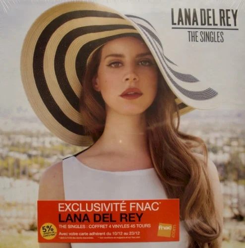 The Singles compilation album cover by Lana Del Rey, released December 4, 2012 on Interscope Records, Polydor