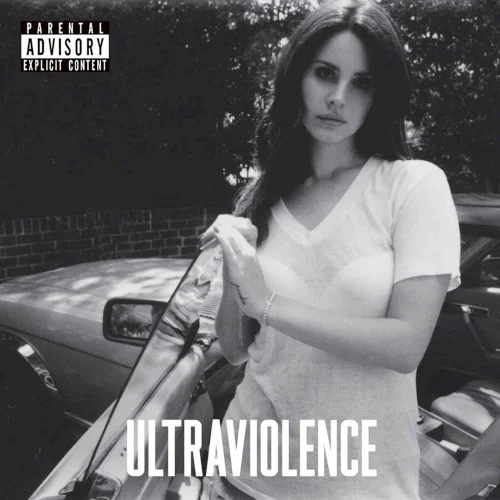 Ultraviolence album cover by Lana Del Rey, released June 1, 2014 on URBAN, Interscope Records, Polydor