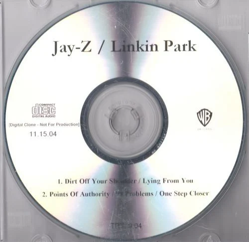 Dirt Off Your Shoulder/Lying from You single cover by Linkin Park, released November 15, 2004 on Roc‐A‐Fella Records, Warner Bros. Records