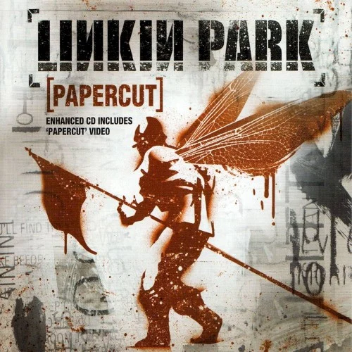 Papercut single cover by Linkin Park, released June 18, 2001 on Warner Bros. Records