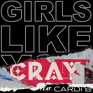 Maroon 5: Girls Like You (CRAY remix) remix album cover