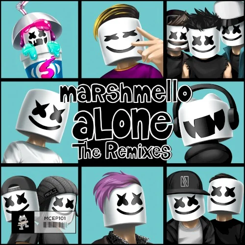 Alone (Streex remake) remix album cover by Marshmello, released August 25, 2016 on Monstercat