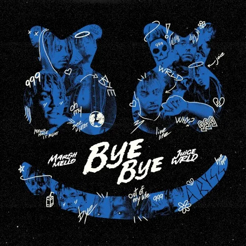 Bye Bye single cover by Marshmello, released October 14, 2022 on Grade A Productions, Interscope Records, Joytime Collective