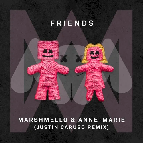 FRIENDS (Justin Caruso remix) remix album cover by Marshmello, released June 22, 2018 on Asylum Records, Joytime Collective