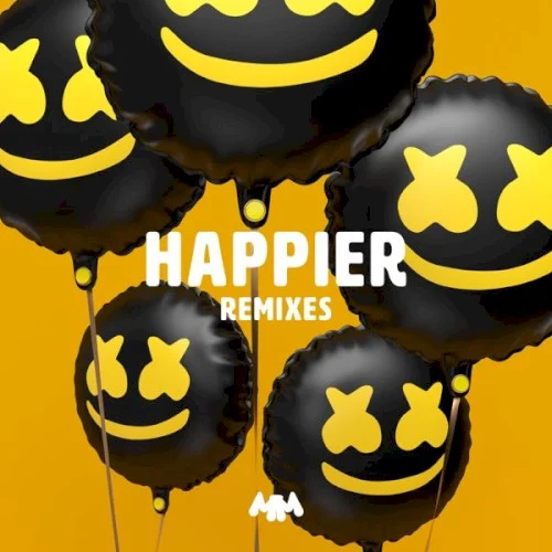 Happier (remixes, pt. 2) remix album cover by Marshmello, released November 30, 2018 on Astralwerks, Joytime Collective