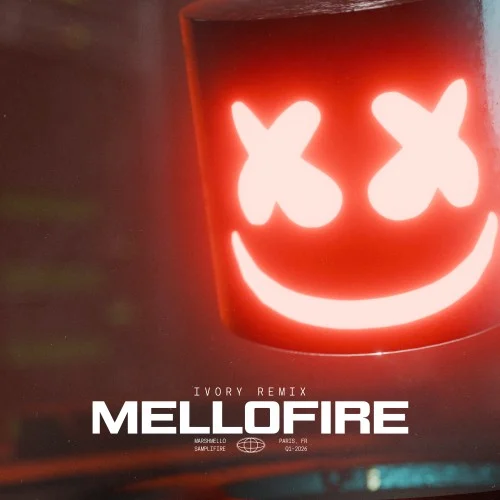 MELLOFIRE (IVORY Remix) remix album cover by Marshmello, released April 29, 2026
