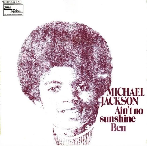 Michael Jackson: Ain’t No Sunshine / Ben single cover