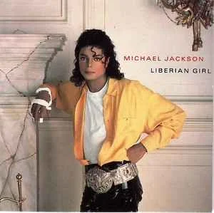 Michael Jackson: Liberian Girl single cover