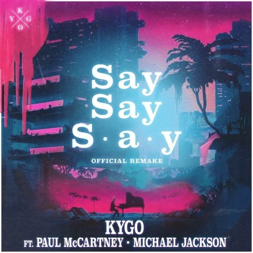 Michael Jackson: Say Say Say remix album cover