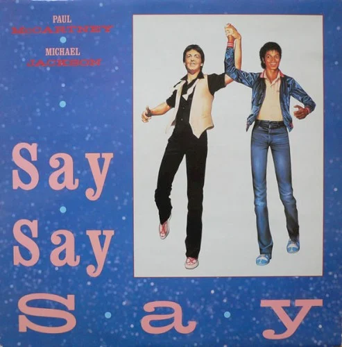 Michael Jackson: Say Say Say single cover