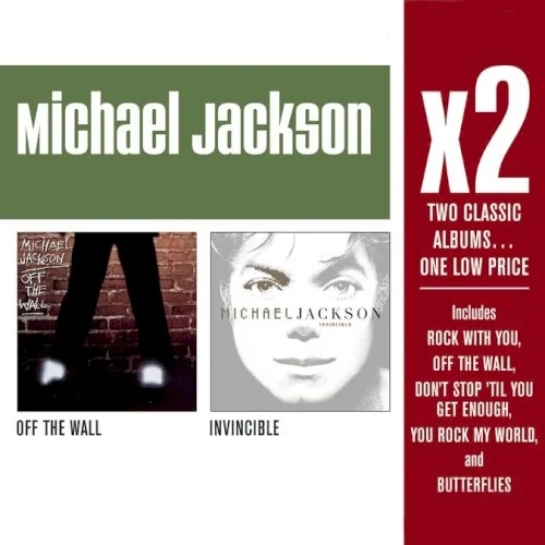 Michael Jackson: x2: Off the Wall / Invincible compilation album cover