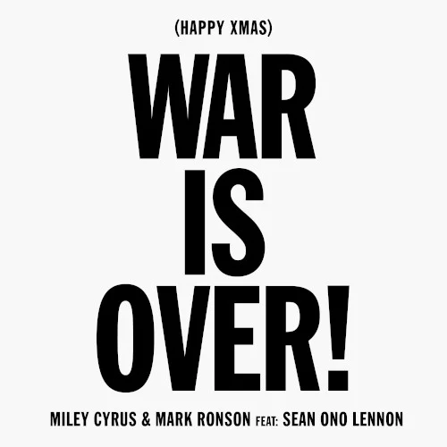 Happy Xmas (War Is Over) single cover by Miley Cyrus, released December 4, 2018 on Columbia