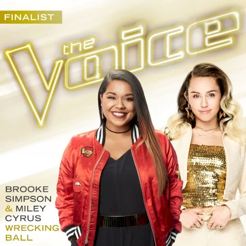 Wrecking Ball (The Voice Performance) live album cover by Miley Cyrus, released December 18, 2017 on Republic Records