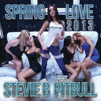 Pitbull: Spring Love 2013 single cover