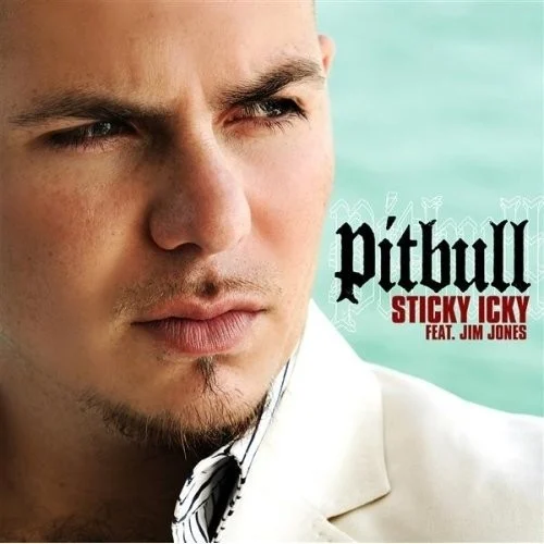 Pitbull: Sticky Icky single cover