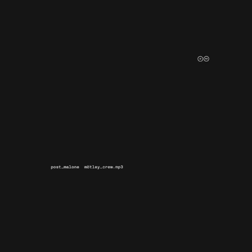 Post Malone: Motley Crew single cover