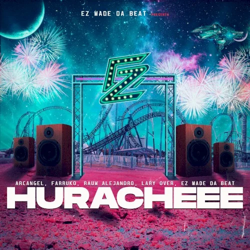 Huracheee single cover by Rauw Alejandro, released December 4, 2020 on Black & White Music