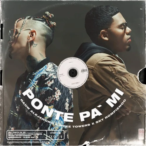 Ponte pa’ mí single cover by Rauw Alejandro, released April 16, 2020 on Duars Entertainment