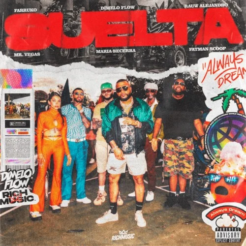 Suelta single cover by Rauw Alejandro, released February 17, 2022 on Rich Music