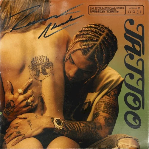 Tattoo single cover by Rauw Alejandro, released February 13, 2020 on Duars Entertainment